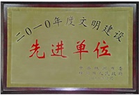 热烈庆祝公司被评为株洲市“2010年度文明建设先进单位”